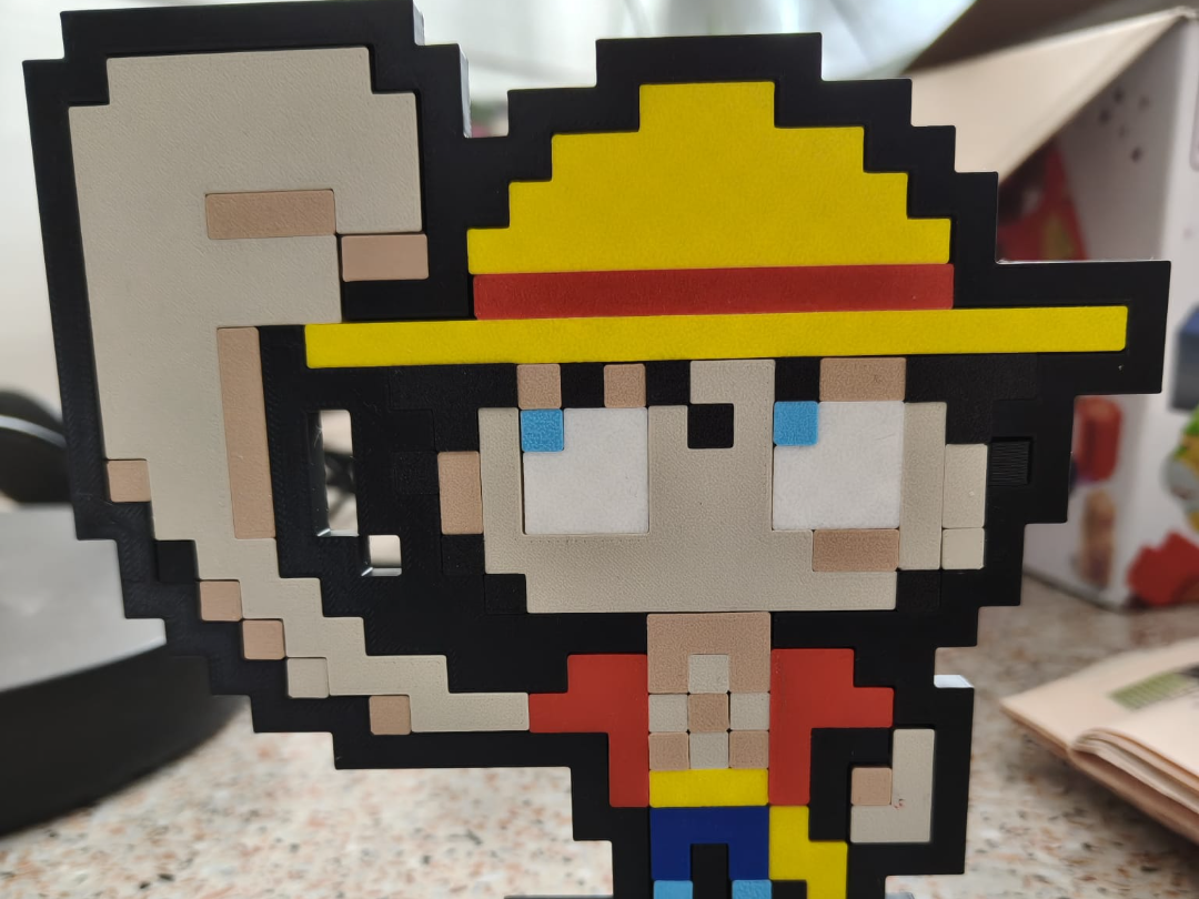 rubber 3D pixel puzzle