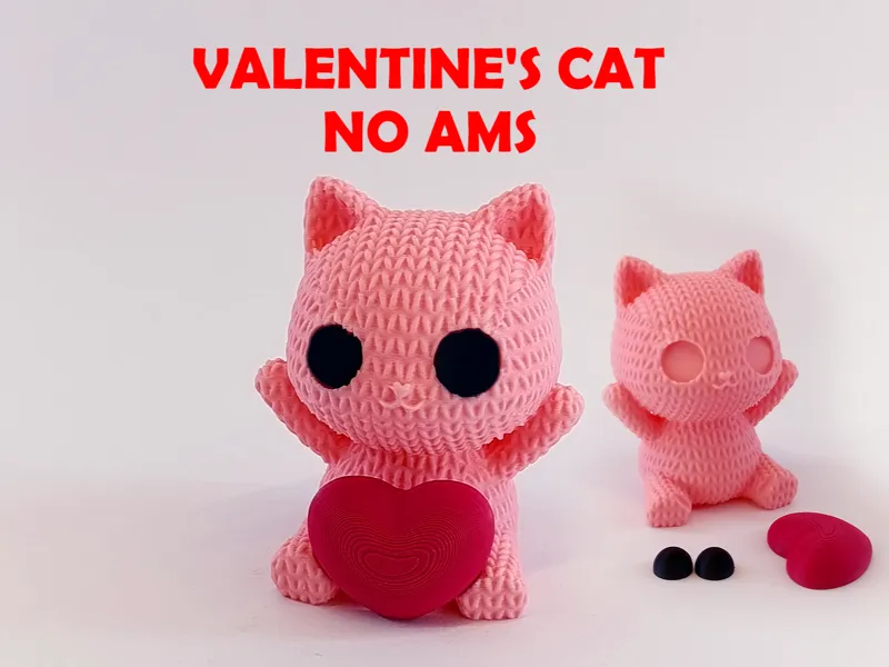 Cute Valentine's Cat