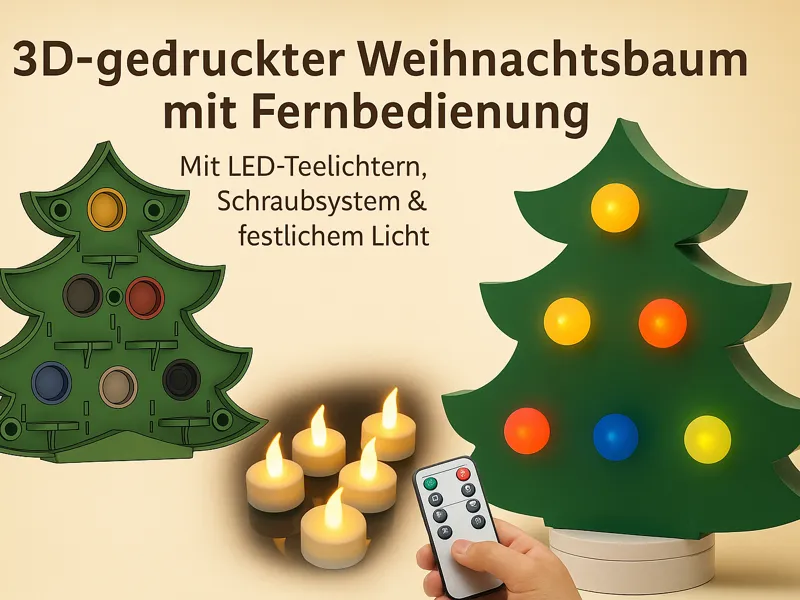 Weihnachtsbaum mit Fernbedienung