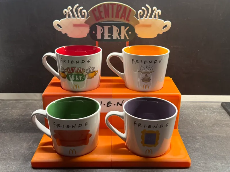 FRIENDS stand for McDonalds Mugs (No AMS)
