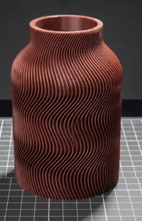 Vase ondulé — déco moderne minimaliste — photo 3