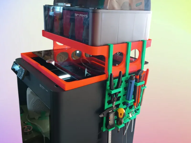 Organizador herramientas impresora elevador AMS