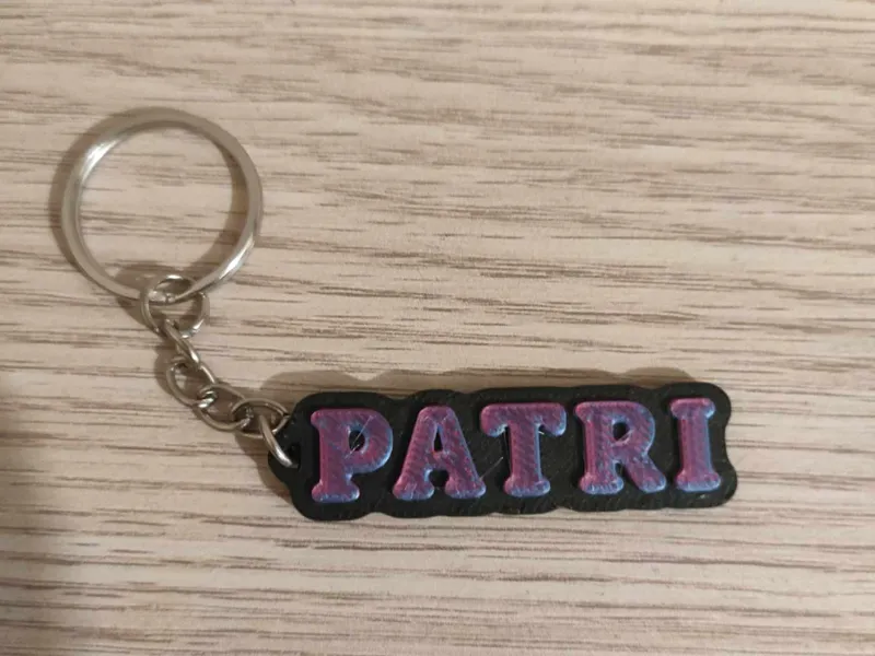 Llavero de nombre Patri