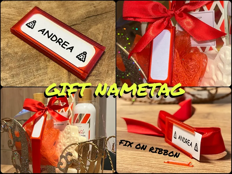 GIFT NAMETAG - RECYCLING STIMULATOR - 30 MIN PRINT