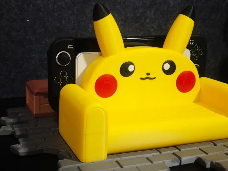 pokopia皮卡丘沙发组合switch底座收纳