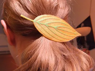 Kornelkirschen Blatt Haarschmuck