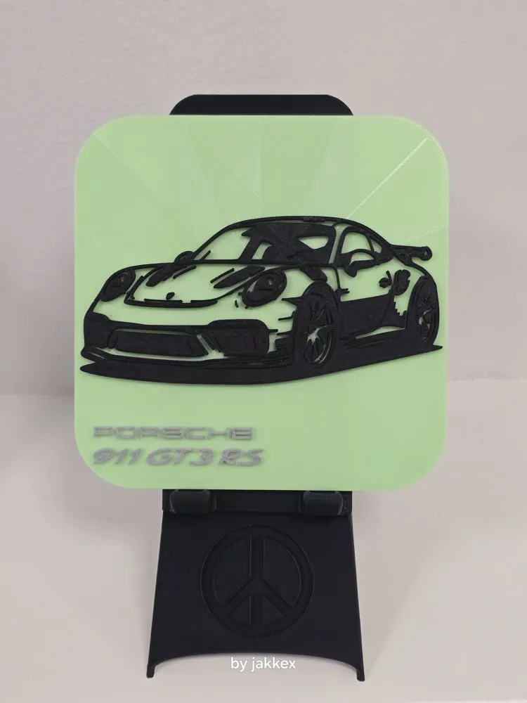 porsche gt3 rs wall decoration - Free 3D Print Model - MakerWorld