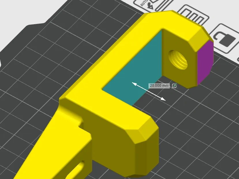 Miniatura 2 do modelo 3D 洞洞板桌面夹具 