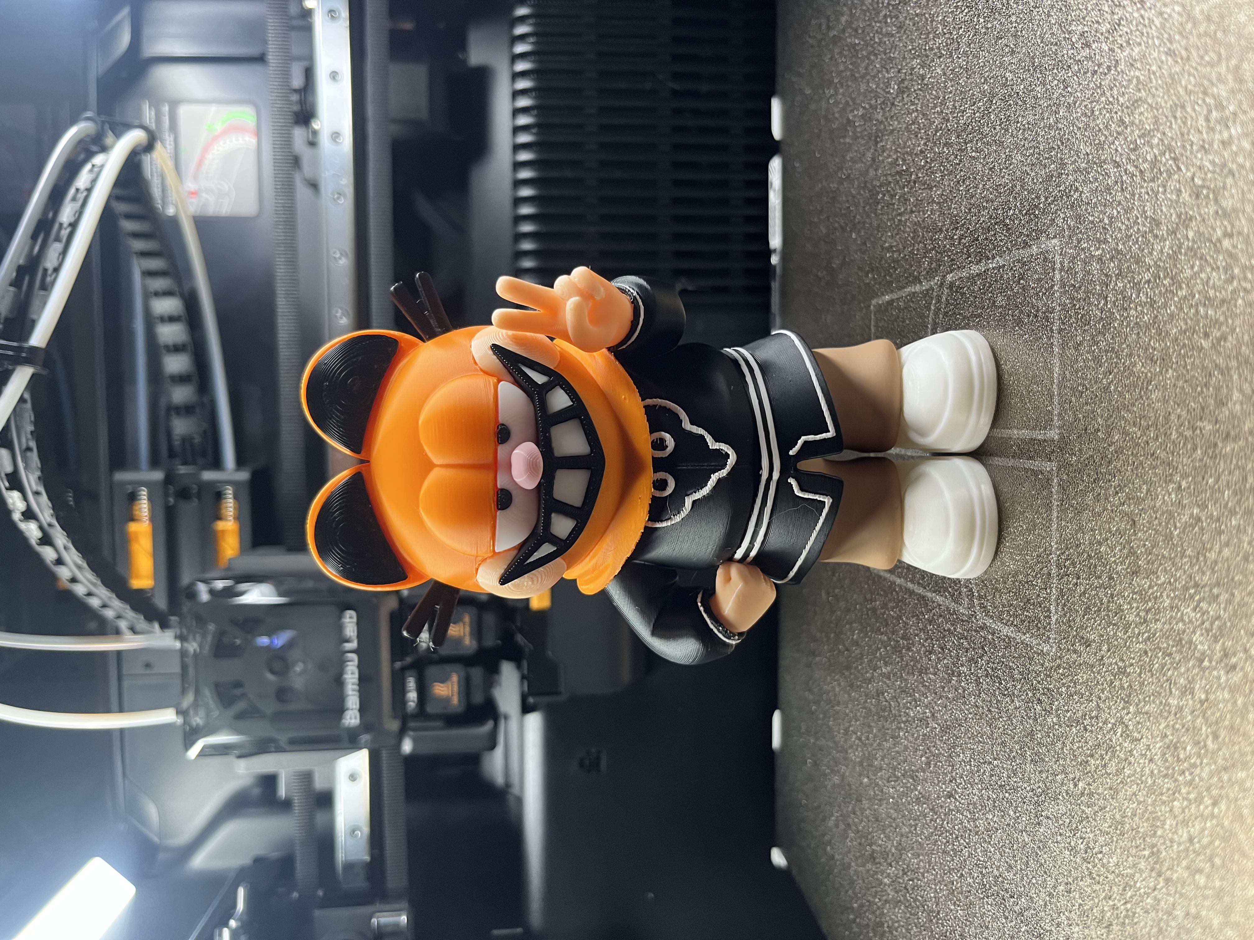 Miniatura 2 do modelo 3D 破环之王 星爷 蒙面加菲猫 （NO AMS）已分件