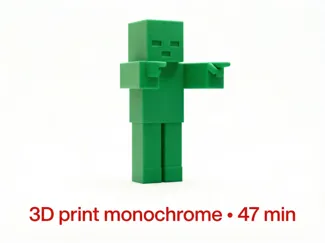 Zombie Minecraft monocolor V1