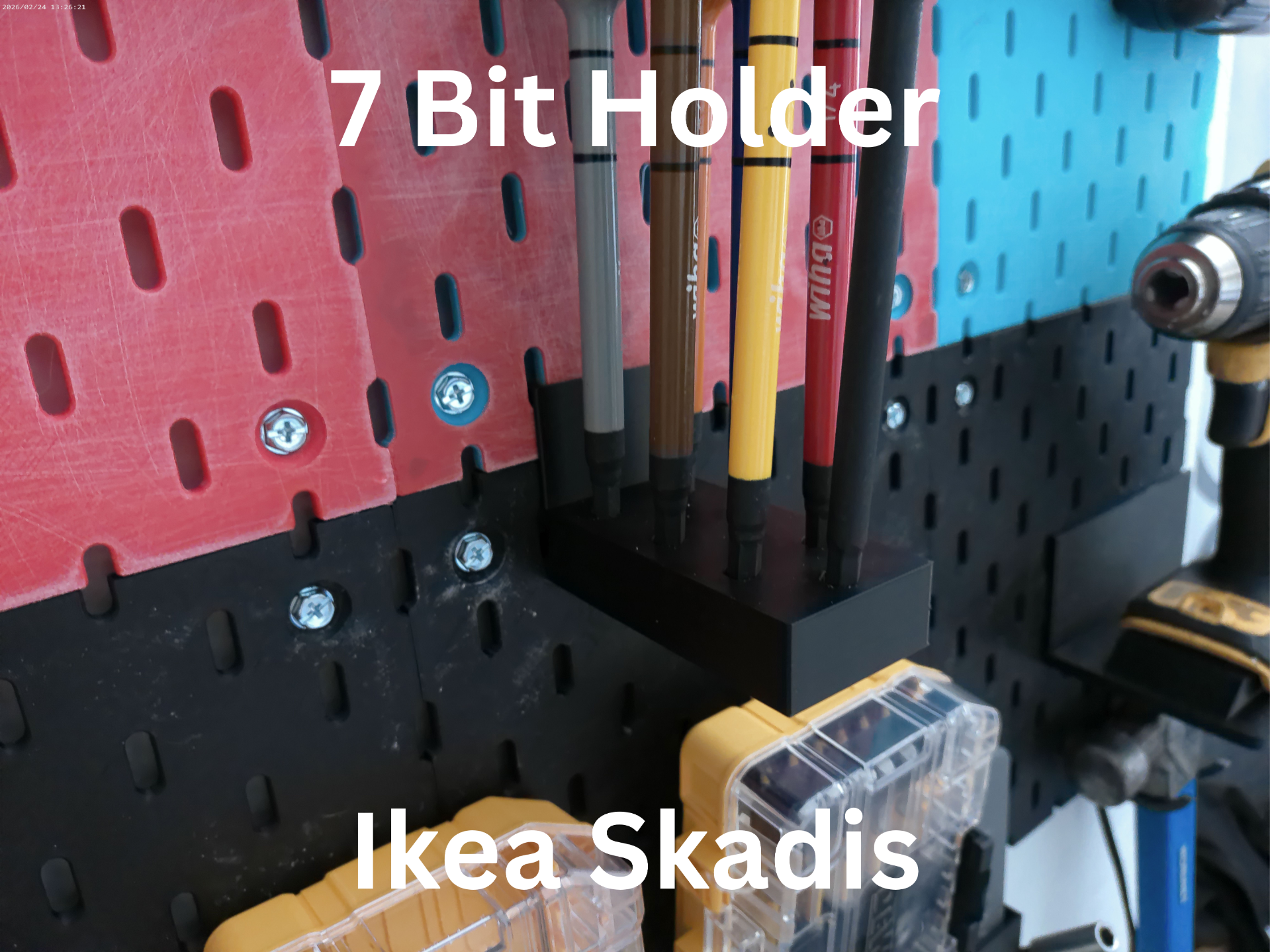 7 Bit Holder Ikea Skadis