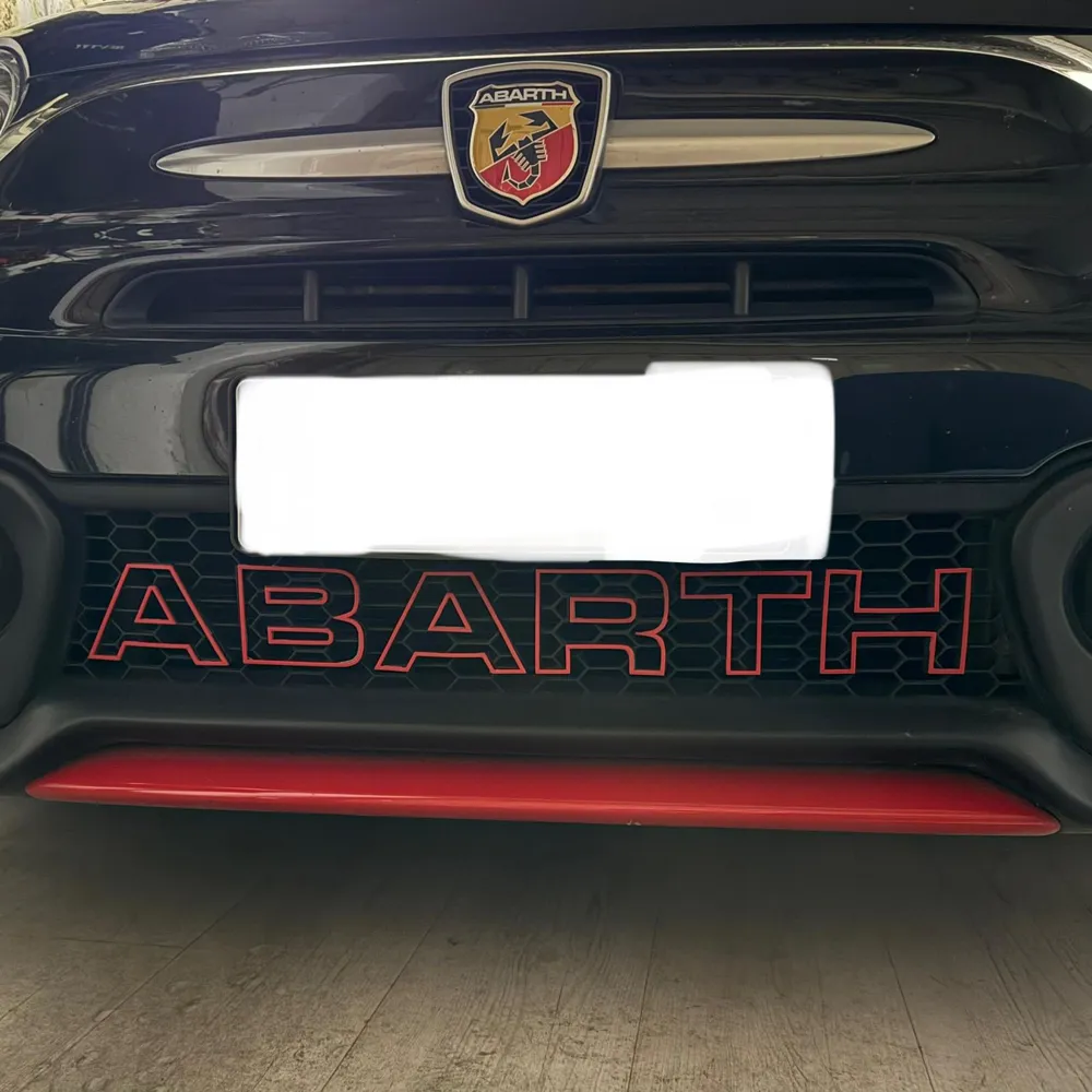 ABARTH Front grille lettering 595 by M3DMakerWorld: Download Free 3D Models