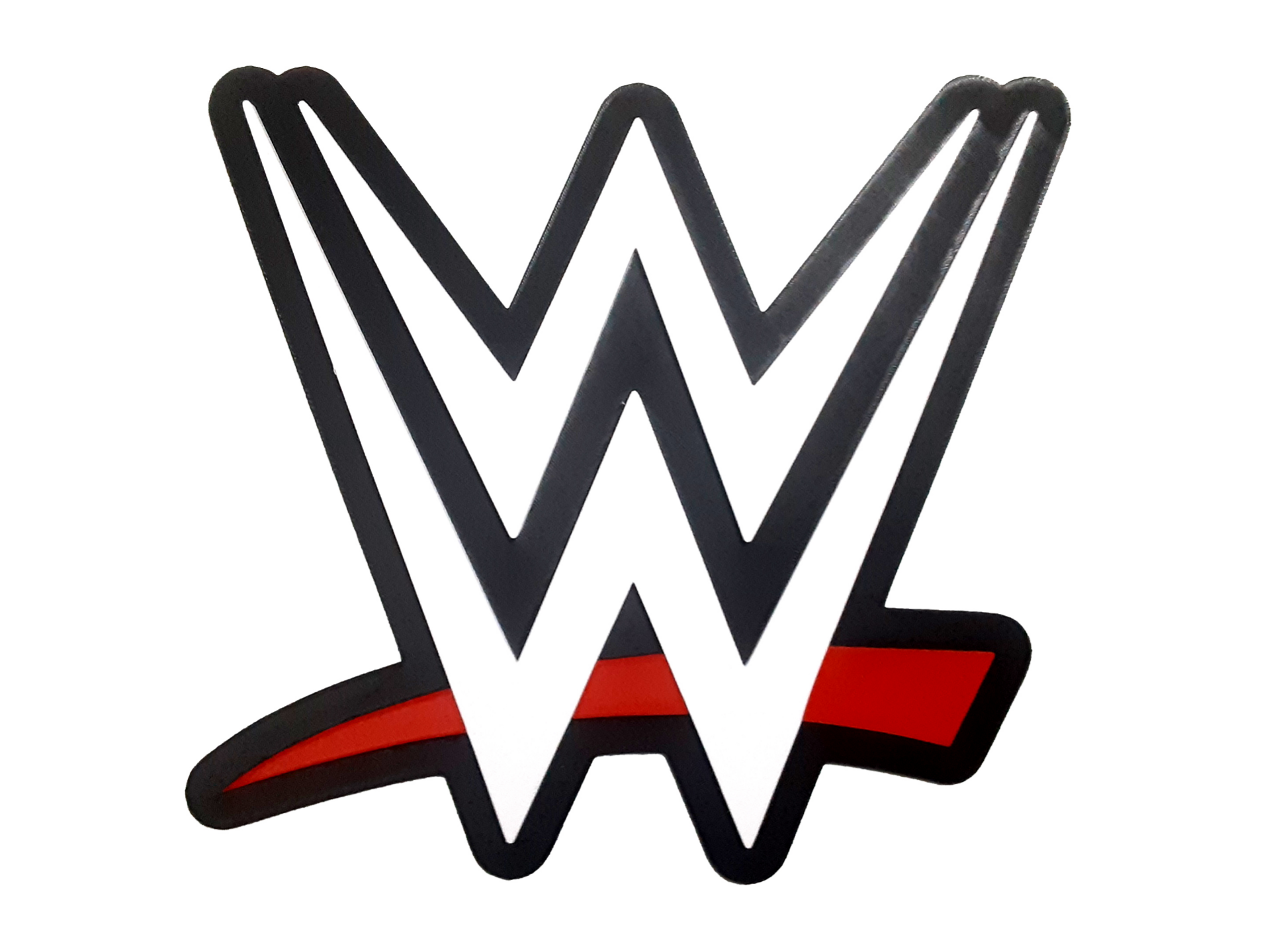 WWE Logo 2D Wall Art Wrestling Sports WWF Decor