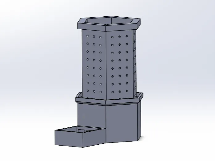 Hexagon Planter NO SUPPPORT