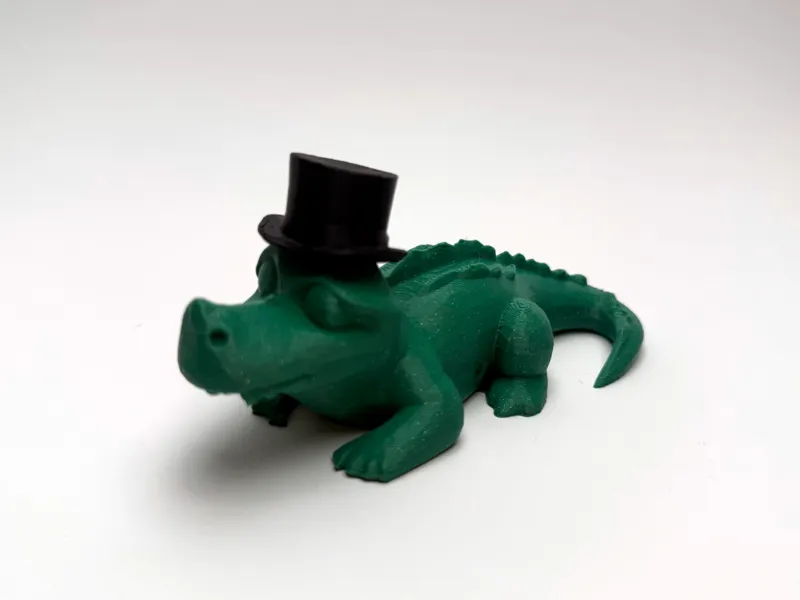Crocodile with Hat