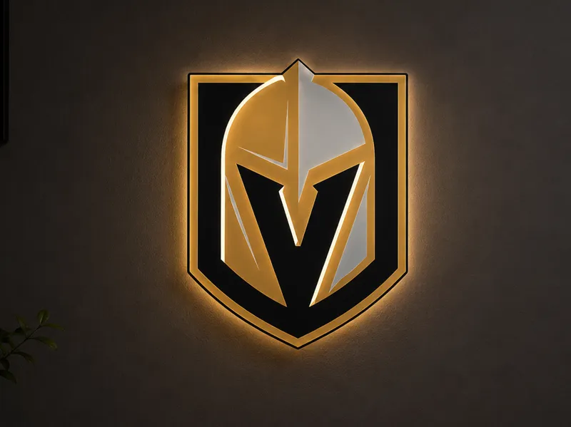 Vegas Golden Knights LED Lightbox Sign