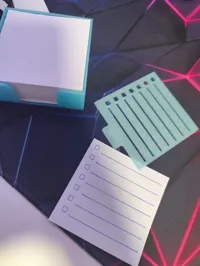 Organiseur de bureau avec porte-bloc-notes — photo 4