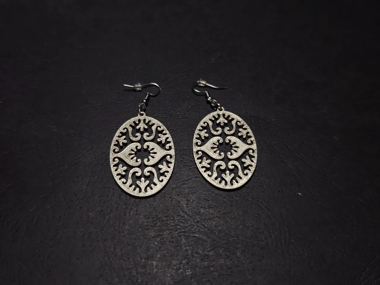 Oval Flourish Earrings view 4