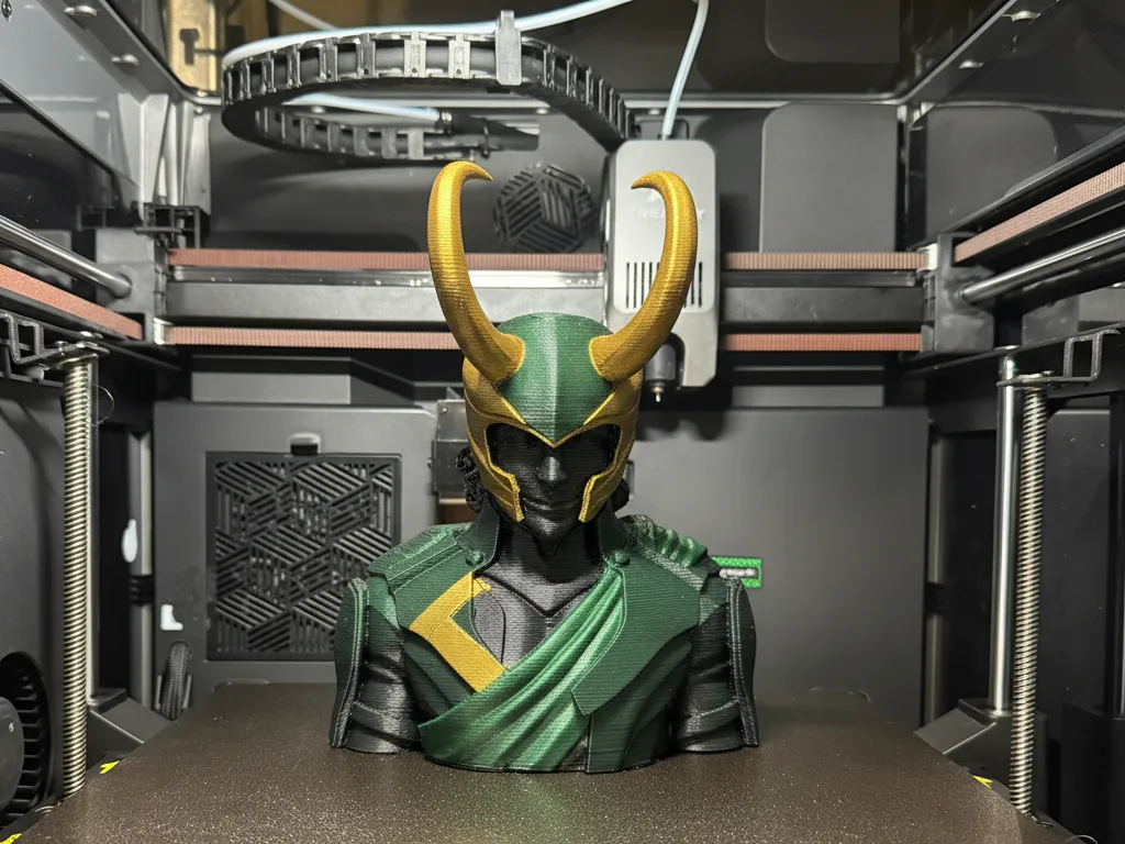 Busto de Loki - Modelo de impresión 3D gratuito - MakerWorld
