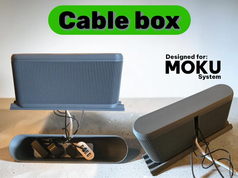 Cable box! - For Moku system, Japandi style