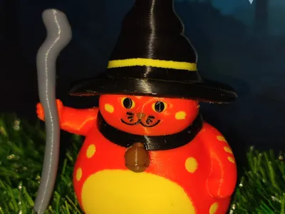 Cheeseball the Wizard Cat