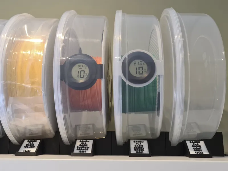Hygrometer / Humidity Sensor Spool Edge Holder