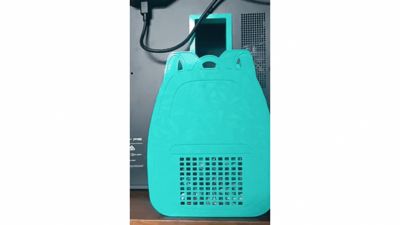 Backpack-style waste container for P1S, X1C, P1P