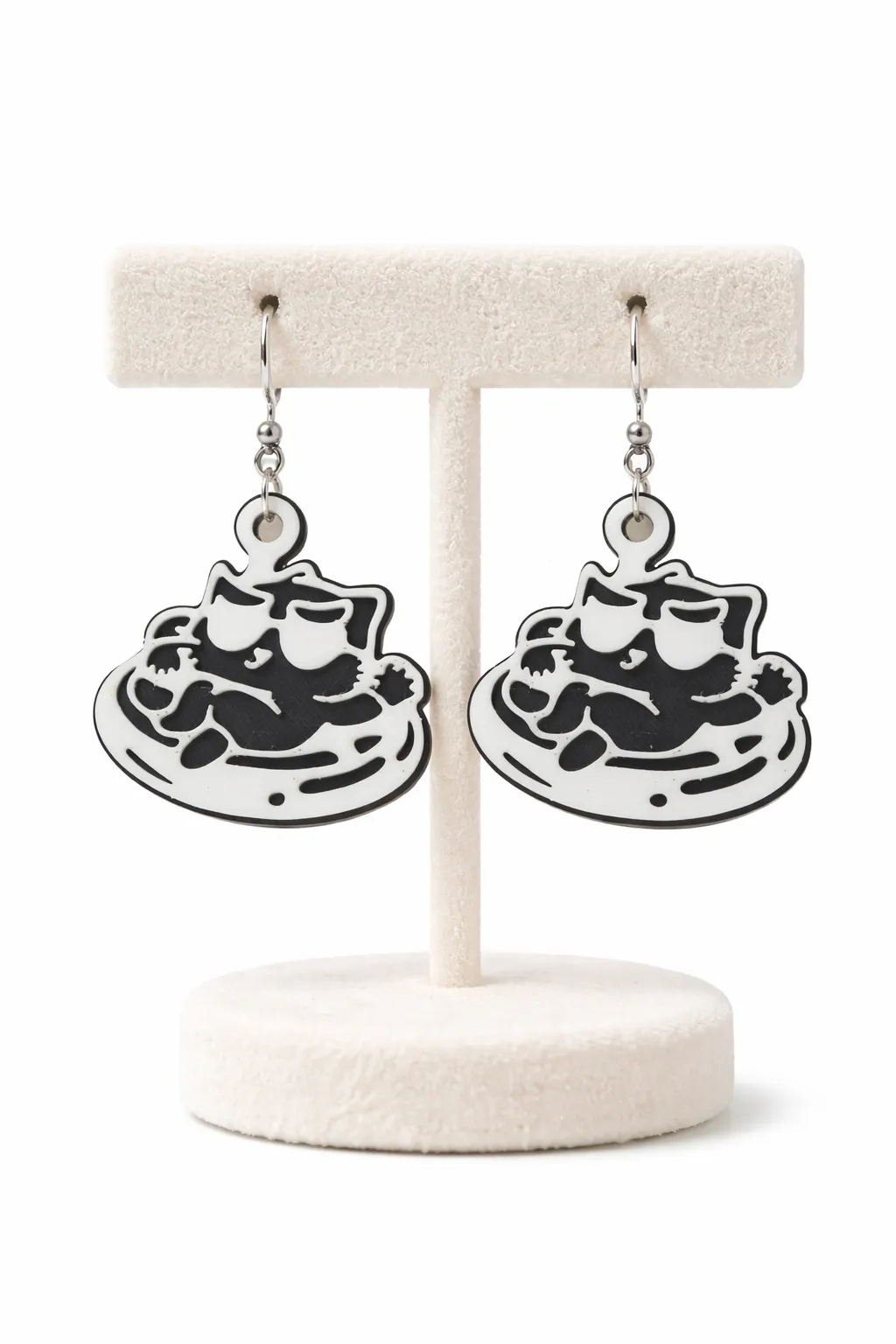 Custom Cat Earrings view 4