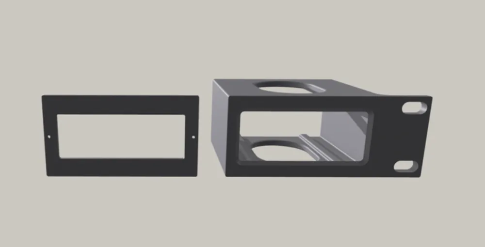 Lutron Hub - Rack Mount (1U) - Free 3D Print Model - MakerWorld