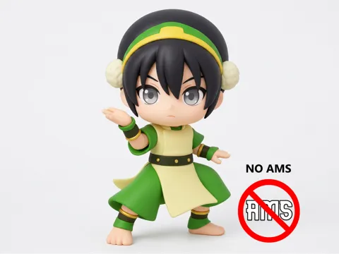 Accesorio para impresora 3D: Chibi Toph Beifong - Multi-Part Color (No AMS) — referencia de MakerWorld