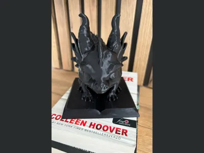 Cute Dragon on the Book Book Nook