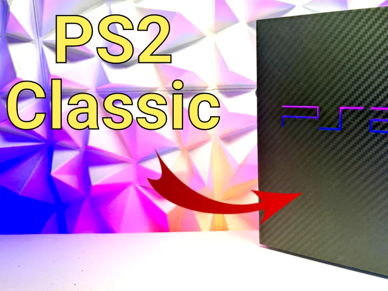 Playstation 2 Classic Mini PC PS2 Case/Shell