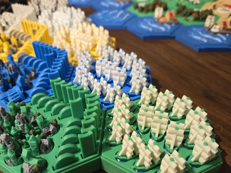 Catan Piece Holder / Storage for Seafarer Ships