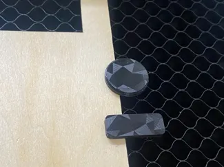 Honeycomb Laser Pin Holder