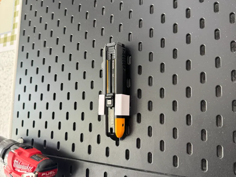 Utility Knife Ikea Skadis mount