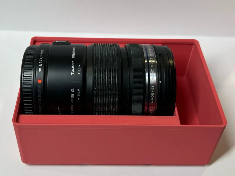 Olympus 12-50mm Lens Gridfinity Holder