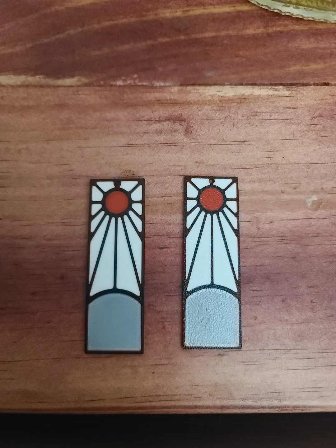 Demon Slayer Tanjiro Earrings (double sided) view 4