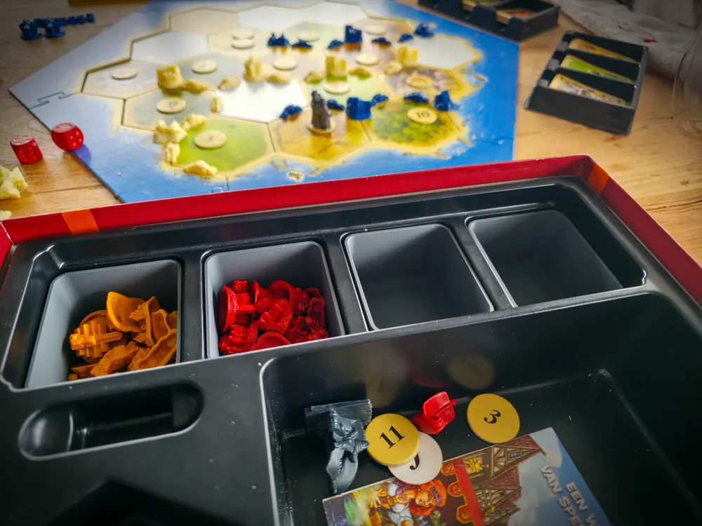 Catan Insert boxes for game pieces by Hollandje - MakerWorld