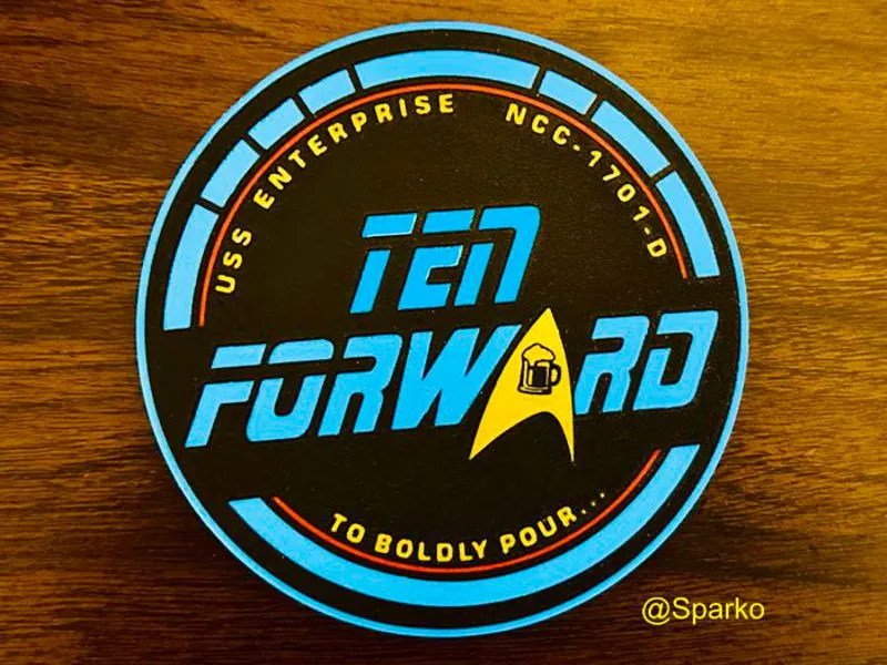 Star Trek Ports of Call: Ten Forward Coaster
