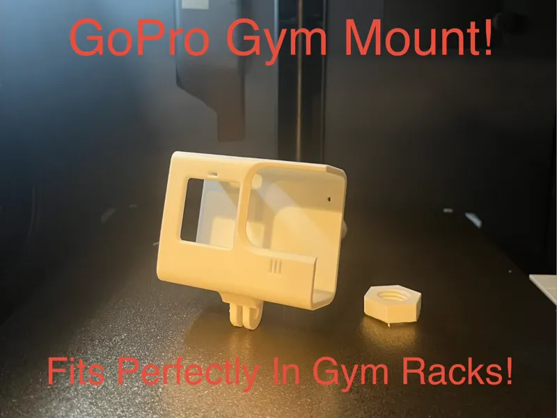Gym GoPro Mount (WORKS FOR ALL GOPRO VERSIONS)