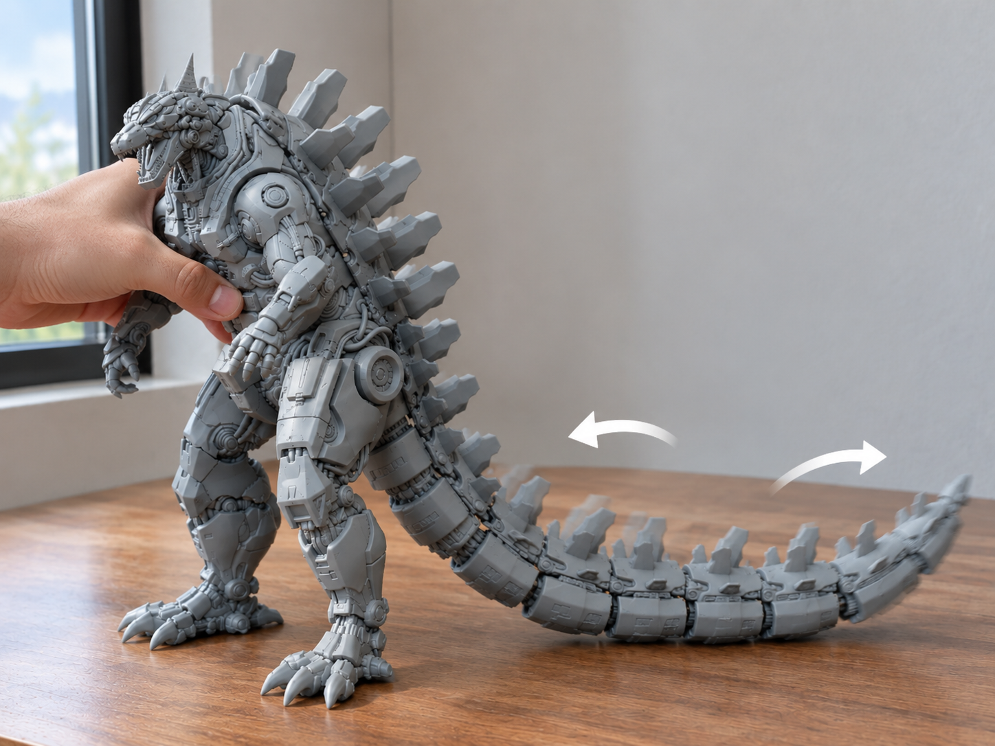 Mecha Godzilla-Flexi Tail - 1