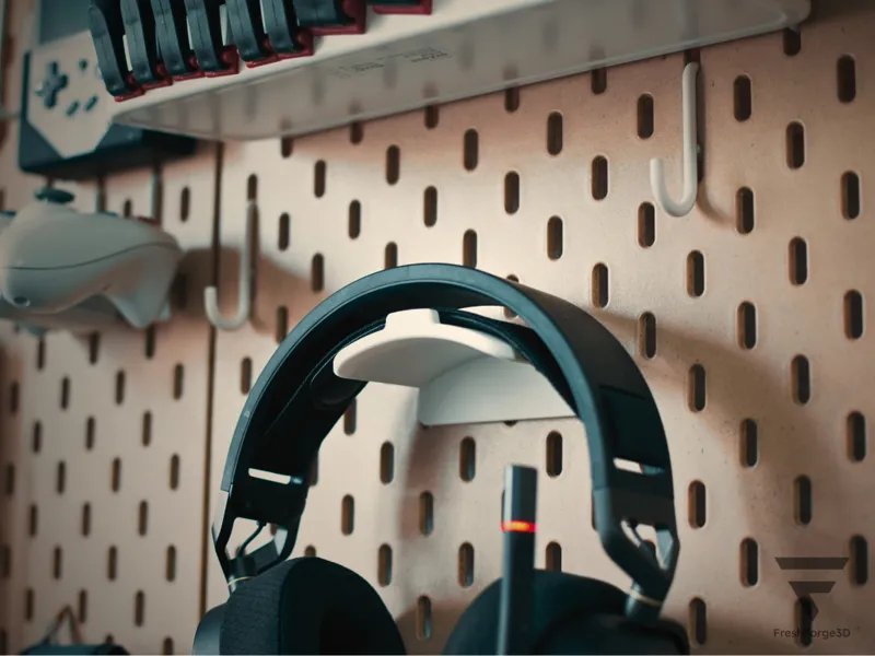 Minimalist Skadis Headphone Holder