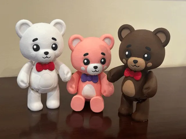 Articulated Teddy Bear (print-in-place)