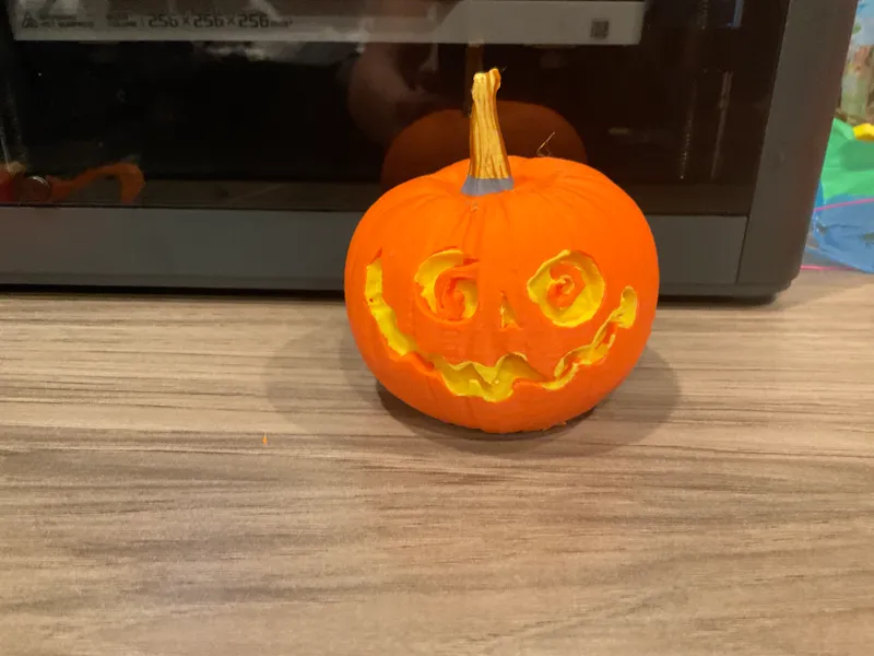 Creepy Carved Pumpkin