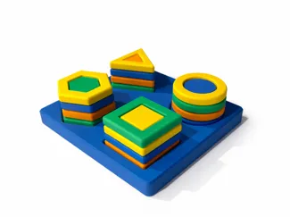 4-Shape Stacking Board
