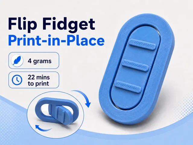 Flip Fidget (Print-in-Place)