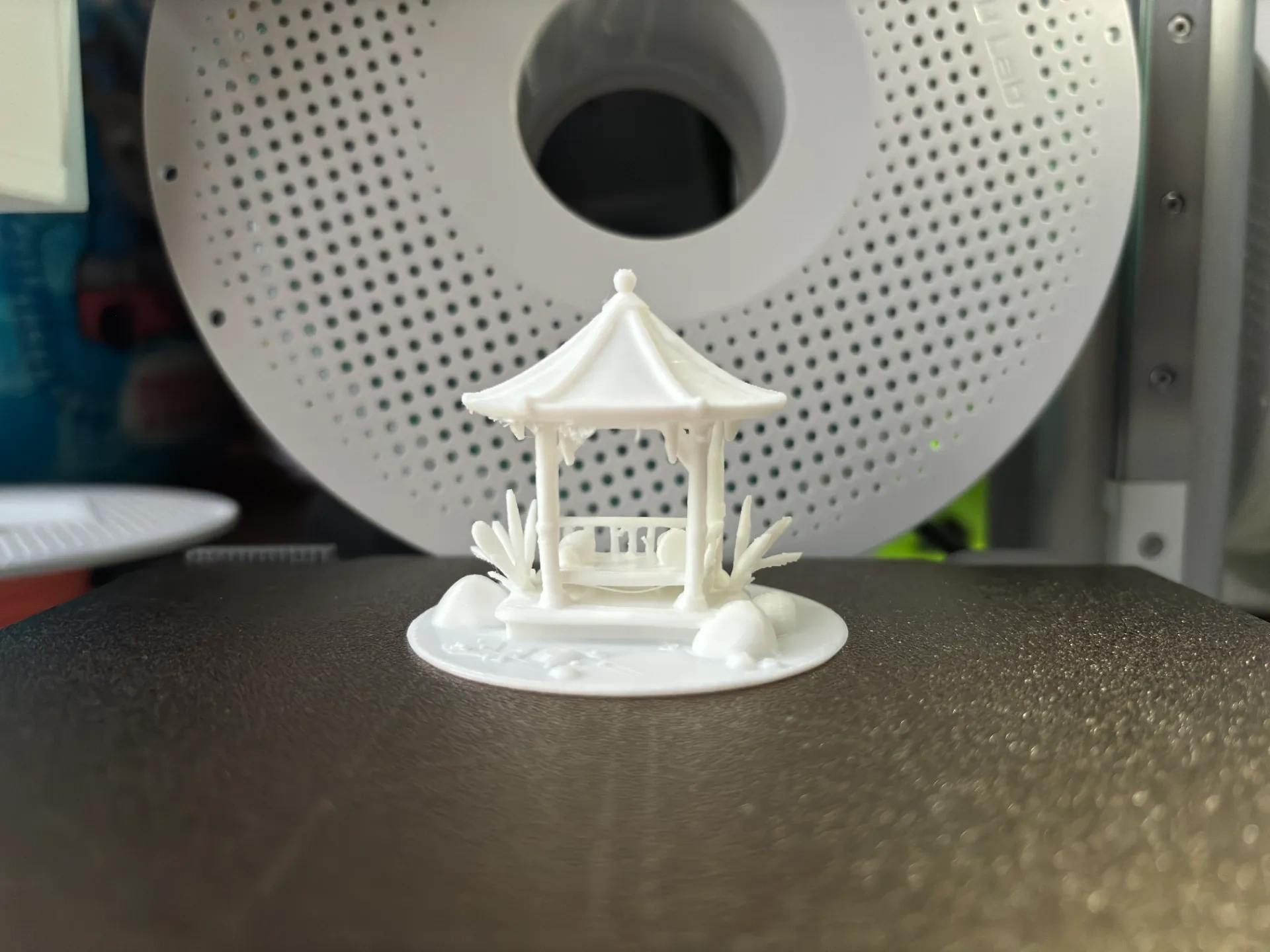 Miniatura 3 do modelo 3D 山间小竹亭 一体打印 无支撑 a1mini适用