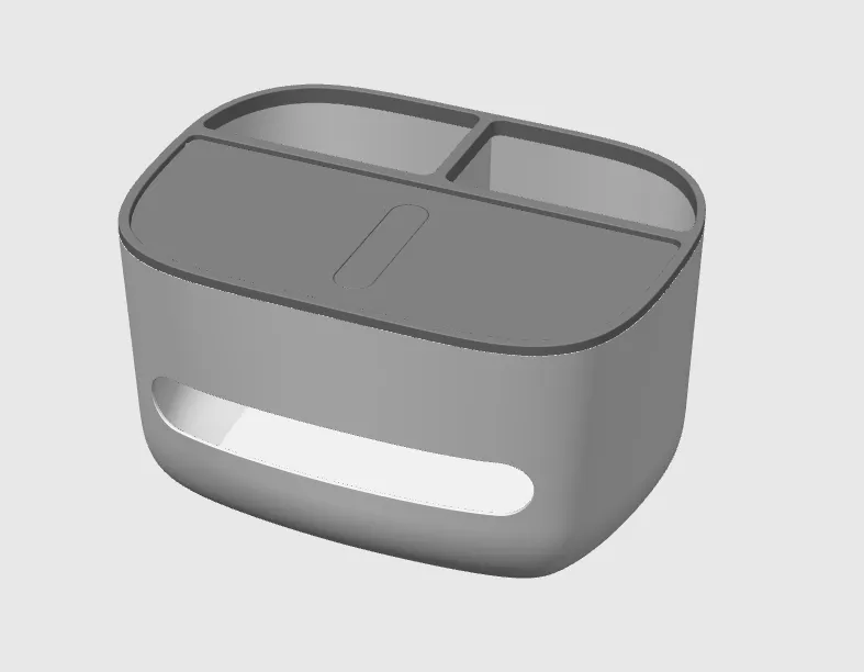 Tissue box with organizer 多功能抽纸盒