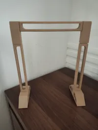 Portant à vêtements compact pour bureau — photo 4