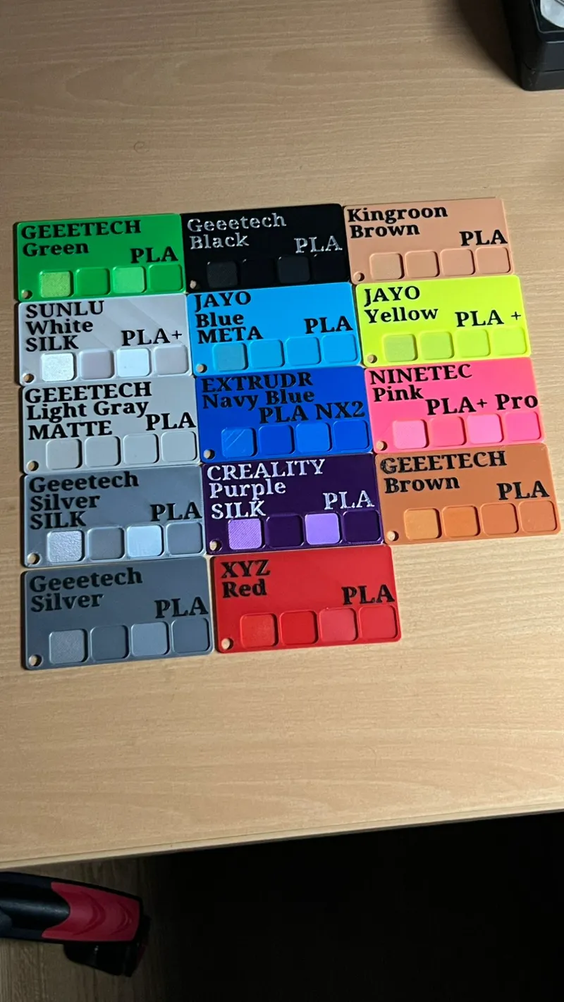 Geeetech Filament Sample